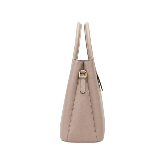 Dodex Classic Nude Shoulder Bag with Sleek Structured Look