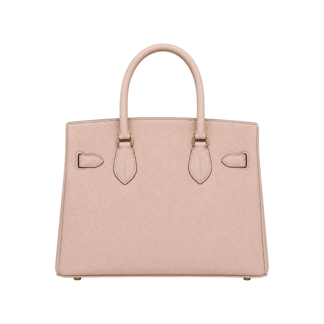 Dodex Luxury Nude Structured Shoulder Bag with Premium Finish (M)