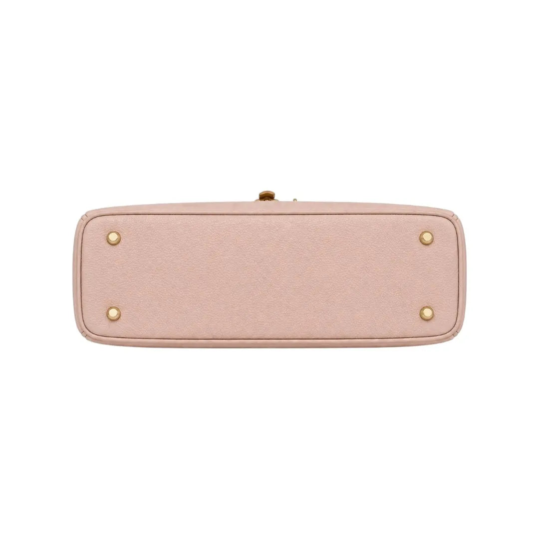 Dodex Luxury Nude Structured Shoulder Bag with Premium Finish (M)